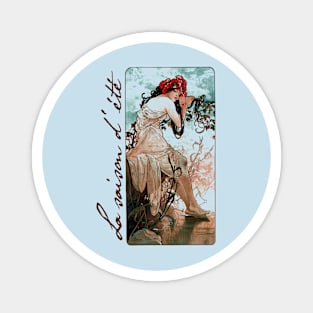 The Summer Season - Mucha Magnet